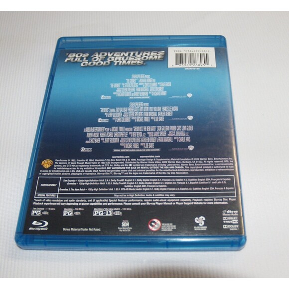 The Goonies / Gremlins / Gremlins 2: the New Batch (Blu-ray, 1990) - Picture 2 of 4